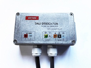 Уличный блок DALI IP67 DT6 DT8 12-24V светодиодной лентой