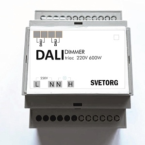 Диммер DALI TRIAC 600-1500W SVETORG на DIN-рейку